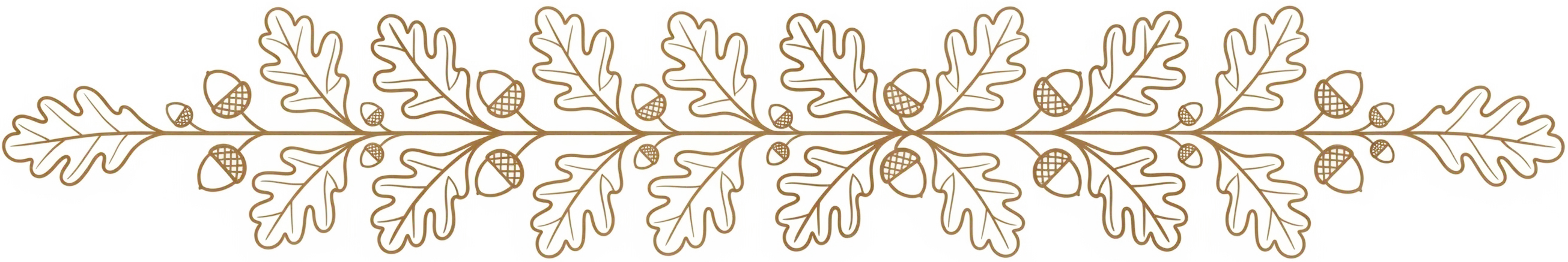 Oak leaves embellishment